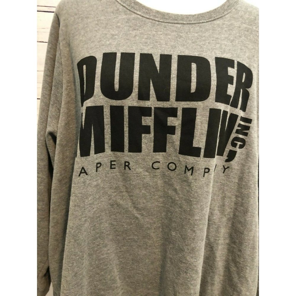 The Office Dunder‎ Mifflin Paper Company Long sleeve tee shirt T-Shirt 5 Medium